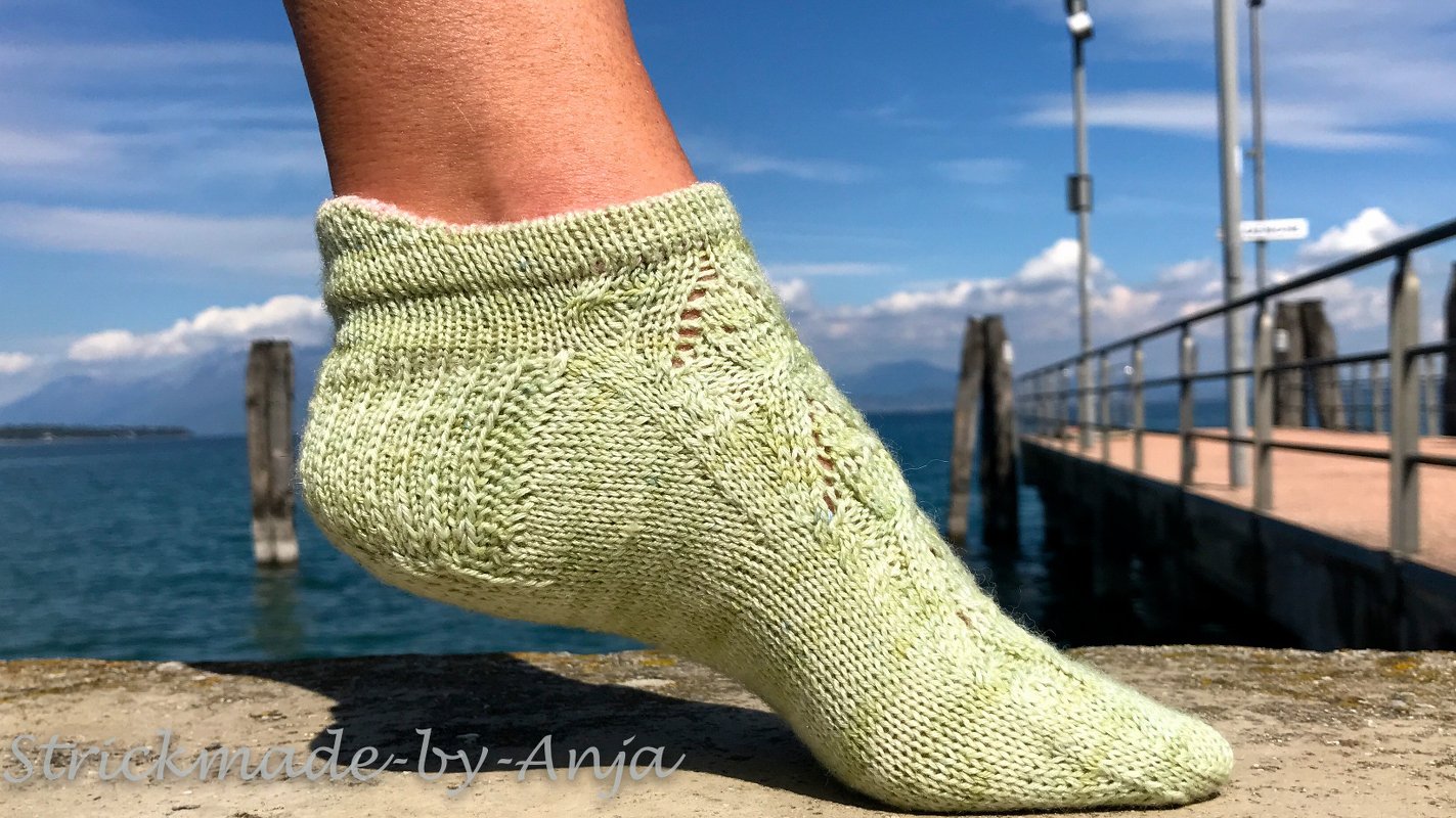 Sneakersocken Mandelblüte