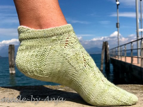 Sneakersocken Mandelblüte