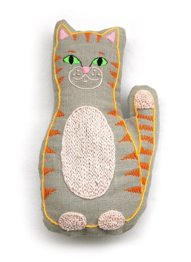 Embroidery and Sewing Pattern Cat Stuffed Animal Beginner
