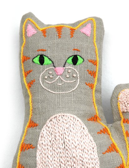 Embroidery and Sewing Pattern Cat Stuffed Animal Beginner