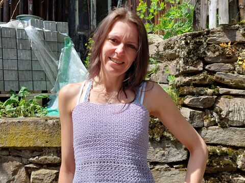 Shirt Crop Top häkeln Sommertop Häkelanleitung