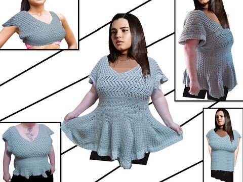 Criss Cross Varianten Shirt