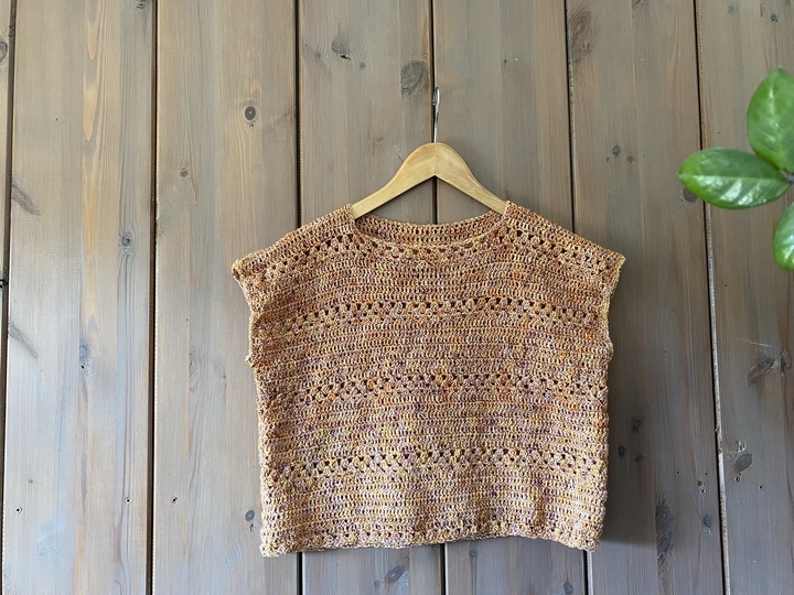 Häkelanleitung "My Summer Shirt" – ohne Nähte – 8 Größen