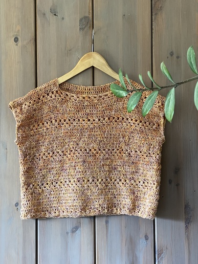 Häkelanleitung "My Summer Shirt" – ohne Nähte – 8 Größen