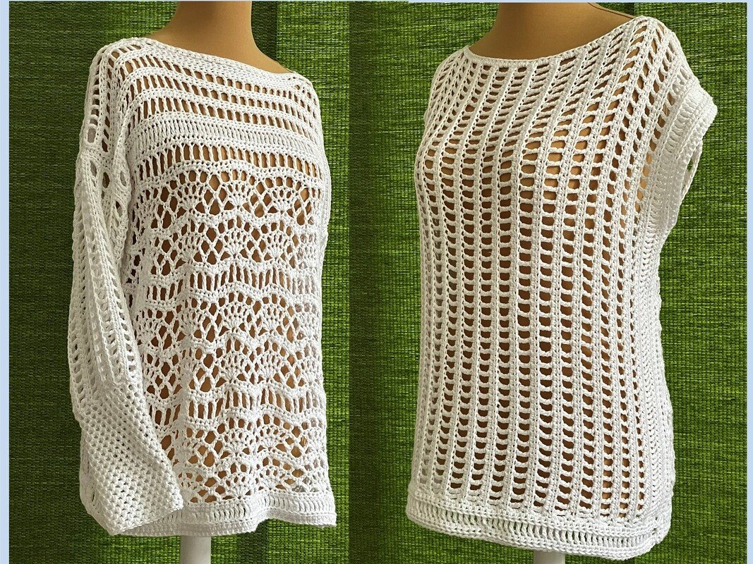 Sommerpulli - 2 in 1 Häkelanleitung