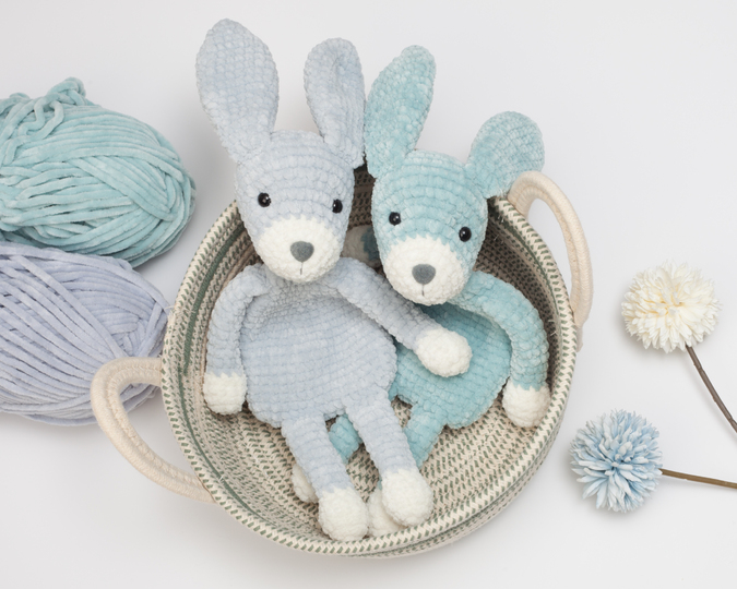 Bunny lovey crochet pattern, snuggler, plush lovey cuddle toy