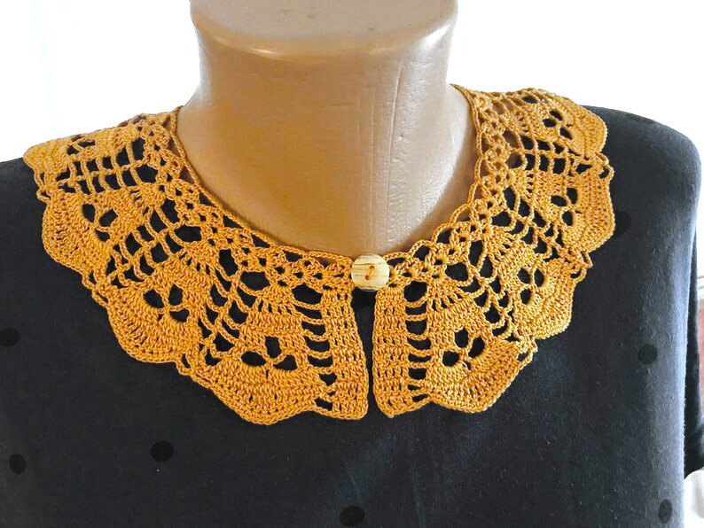 Crochet Skull Collar Pattern, Crochet Pattern, Halloween Skull Pattern - Image 3