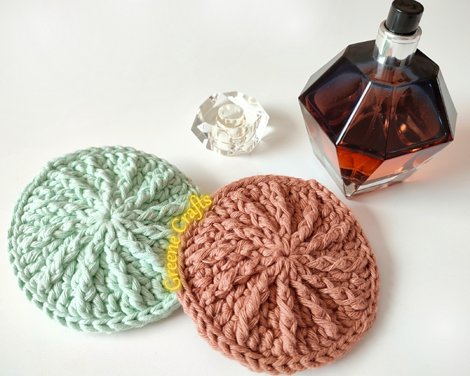 Spa Set Crochet Bundle - Bath Pouf, Face Scrubbies, Soap Saver, Washcloth