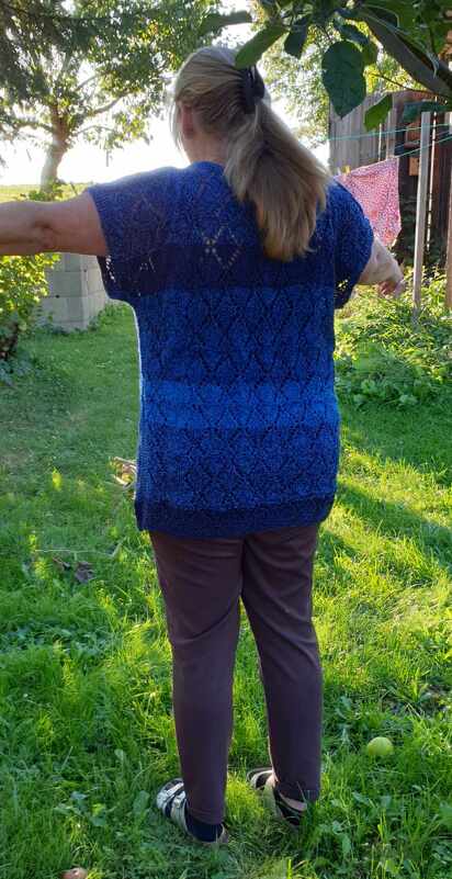 Tolle Tunika im BoHo-Style "Sommernacht" bis Größe XXXXL und größer