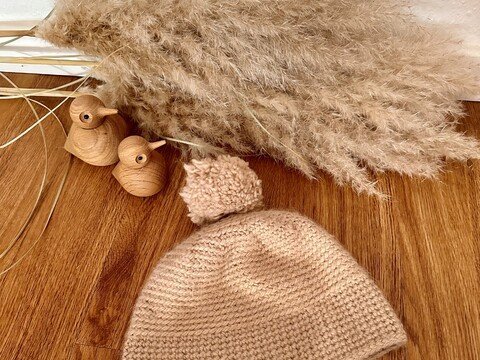 Classic Alpaca Beanie / Crochet Pattern