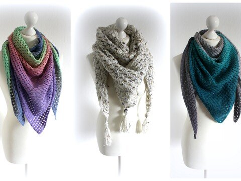 Dreieckstuch "Hilly" von LaCritza