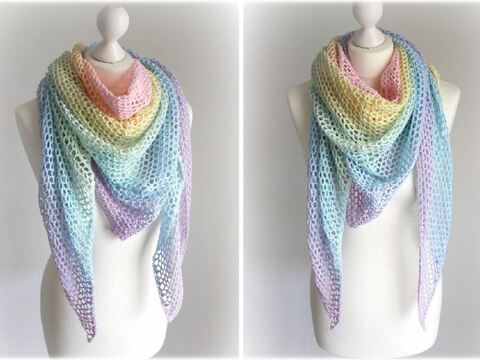 Dreieckstuch "Fischernetz" von LaCritza