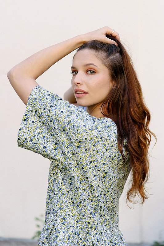 Summer dress pattern, dress sewing, midi dress, ruffles sewing pattern easy - Image 6