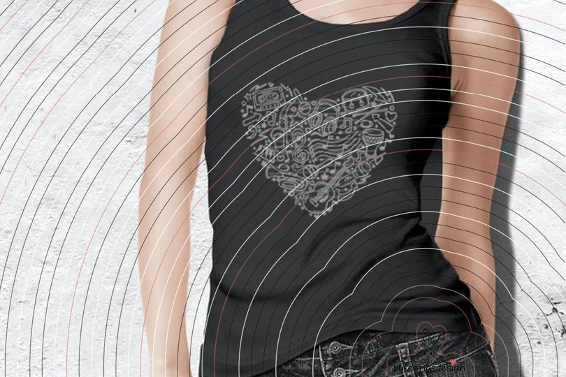 music heart Plotterdatei SVG DXF