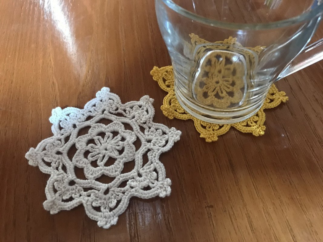 Mini Crochet Doily Pattern, Crochet Pattern, Crochet Coaster, Table Decor - Image 4