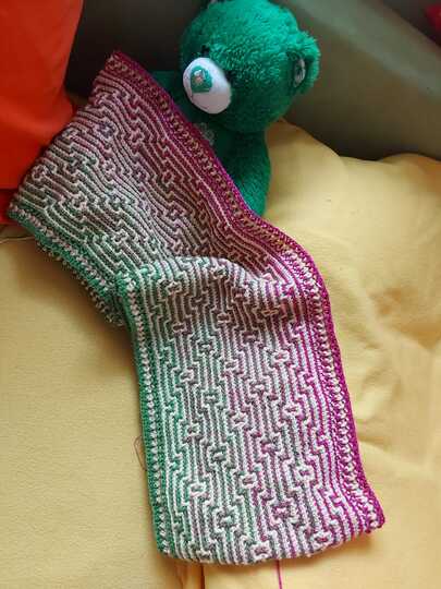 Loop Mosy, gehäklter Loop