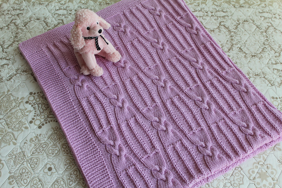"Cosy" Baby-, Kinderdecke stricken PDF-Anleitung