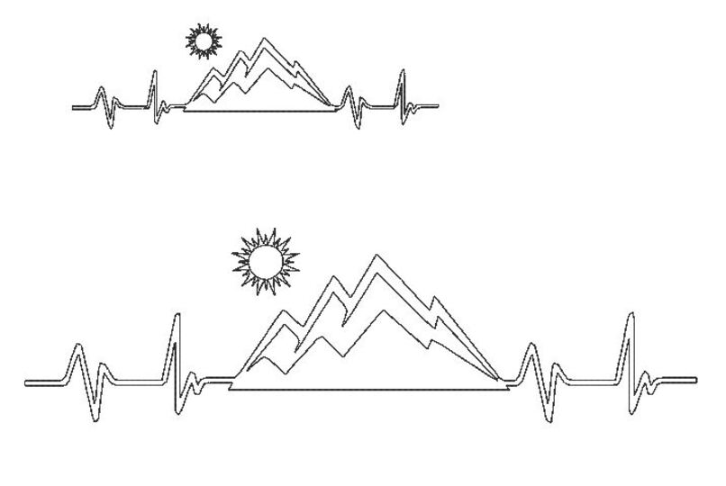 Stickdatei - Camping Liebe 8 Motive Linie Redwork