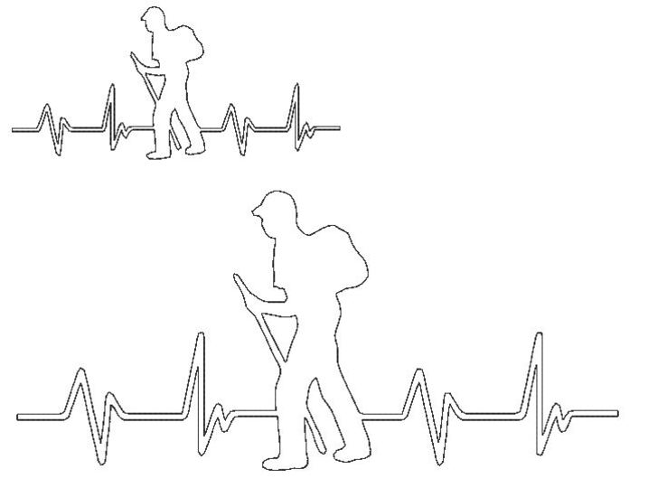 Stickdatei - Camping Liebe 8 Motive Linie Redwork