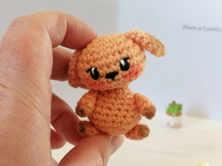 Crochet Pattern Mini Puppy Amigurumi Dog