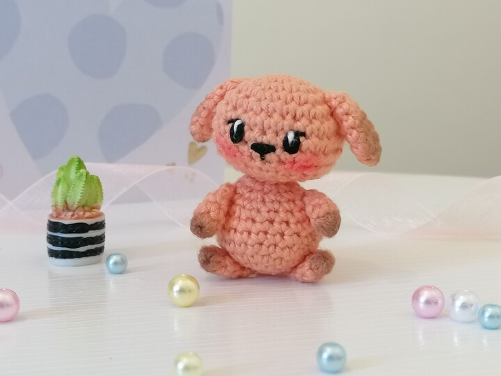 Crochet Pattern Mini Puppy Amigurumi Dog