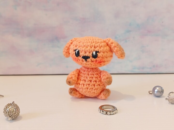 Crochet Pattern Mini Puppy Amigurumi Dog