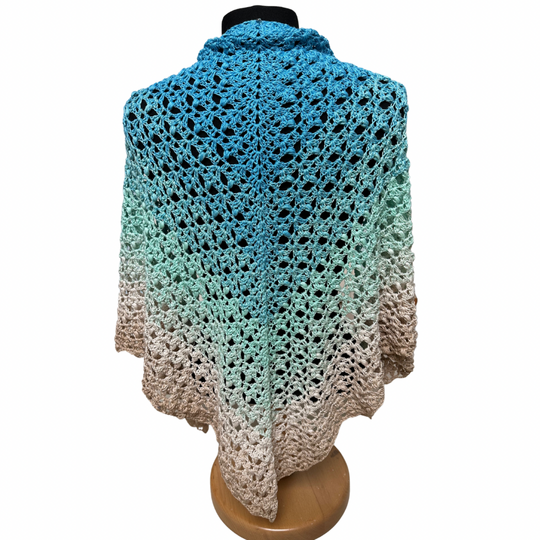 Häkelanleitung Dreieckstuch "Karibikperle"