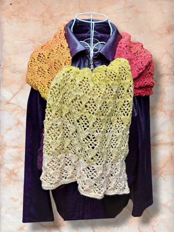 Shawl / Stole „Starshine BE“ – crochet pattern - Image 3