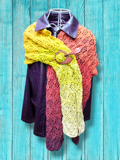 Schal / Stola „Starshine BE“ - Häkelanleitung