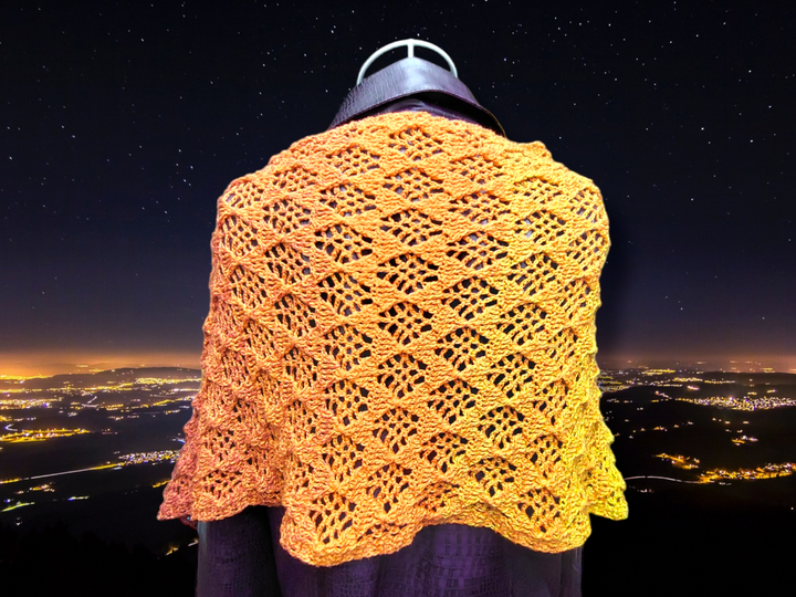 Schal / Stola „Starshine BE“ - Häkelanleitung