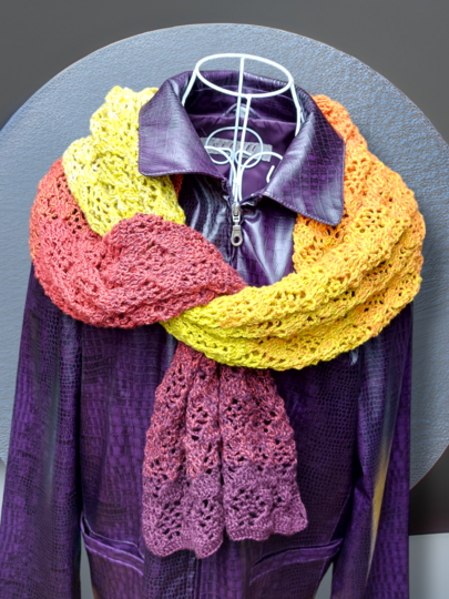 Schal / Stola „Starshine BE“ - Häkelanleitung