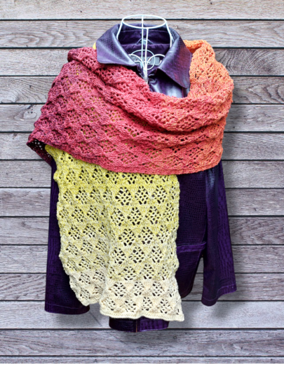 Schal / Stola „Starshine BE“ - Häkelanleitung