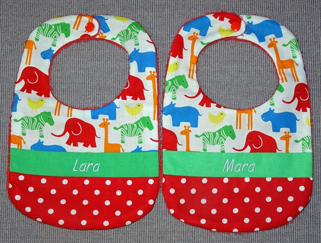 Stickdatei - Lätzchen ITH alle Größen