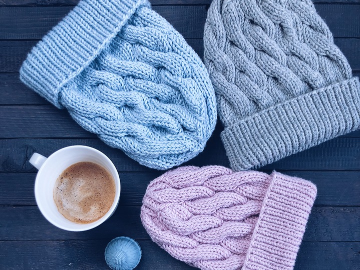 Nora Beanie Knitting Pattern by Woolture