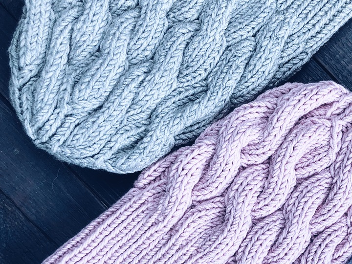 Nora Beanie Knitting Pattern by Woolture