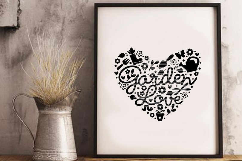 Garden Love Plotterdatei SVG DXF