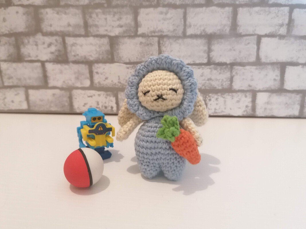 Crochet Pattern Bunny with Carrot Amigurumi