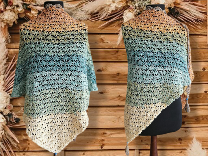 Tulipalove 2.0 - Anleitung für ein Häkeltuch