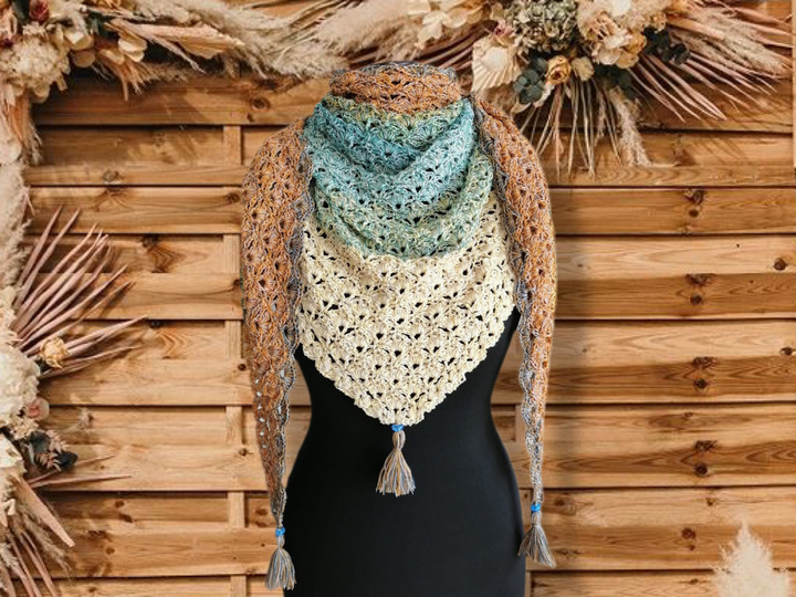 Tulipalove 2.0 - Anleitung für ein Häkeltuch