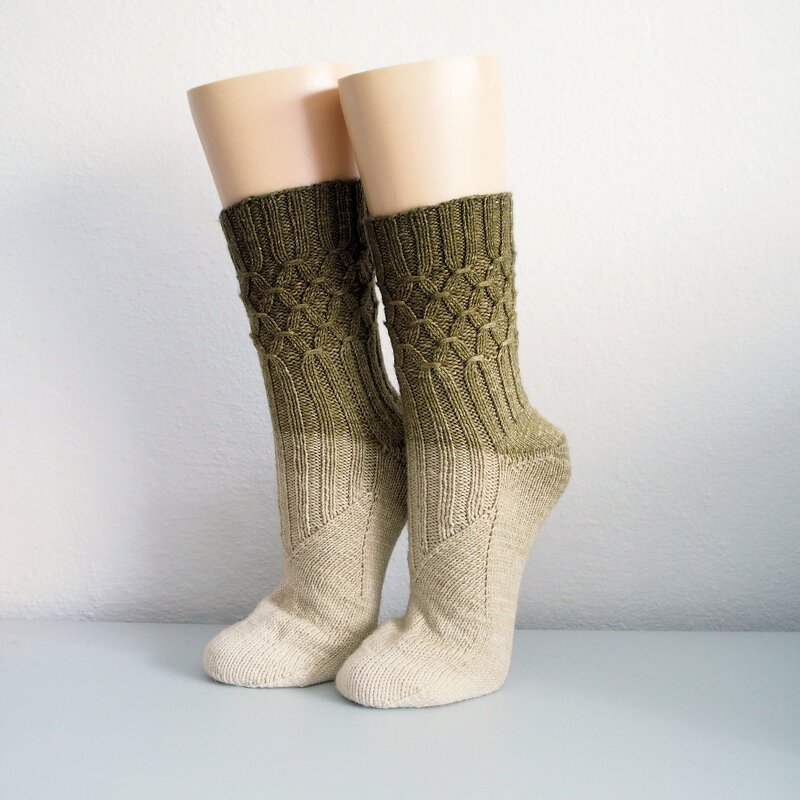Juliana - Socken mit Smokmuster, Strickanleitung - Bild 2