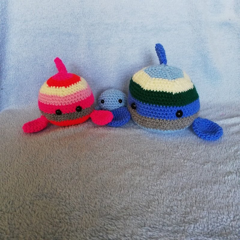 Häkelanleitung Wal-Familie - Bild 4