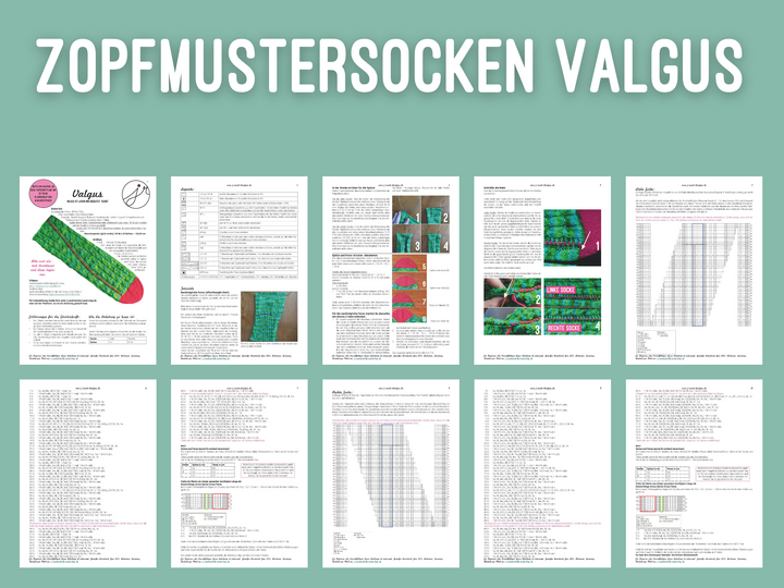 Flat knitted socks "Valgus"