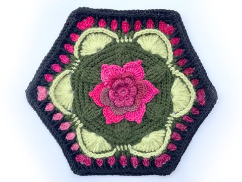 6- eckiges Granny  WUNDERSCHÖN