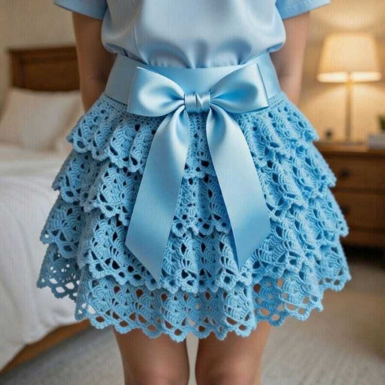 A Crochet Skirt PDF Pattern - Image 7