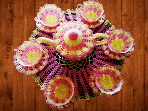 Amigurumi Tea Set PDF pattern