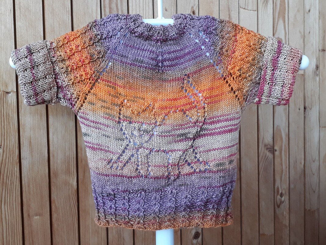 Knitting Pattern kids jumper "Happy cat" - Image 3