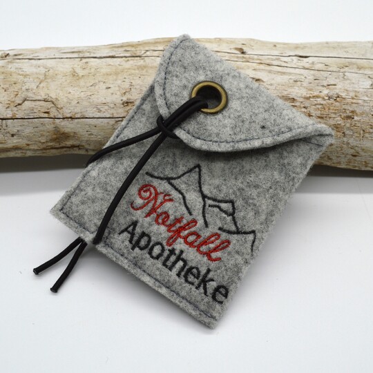 Stickdatei Etui kleine Apotheke für Pflaster fünf Motive