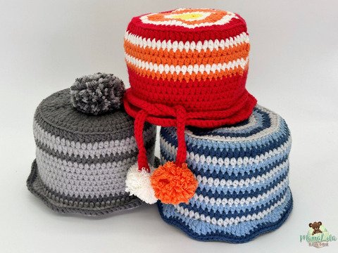 Klorollenhut - Häkelanleitung