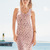 Rosa Kleid mit Ajourmuster