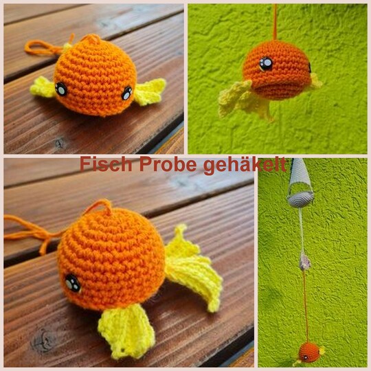 Süße Amigurumi Fische häkeln - Häkelanleitung PDF